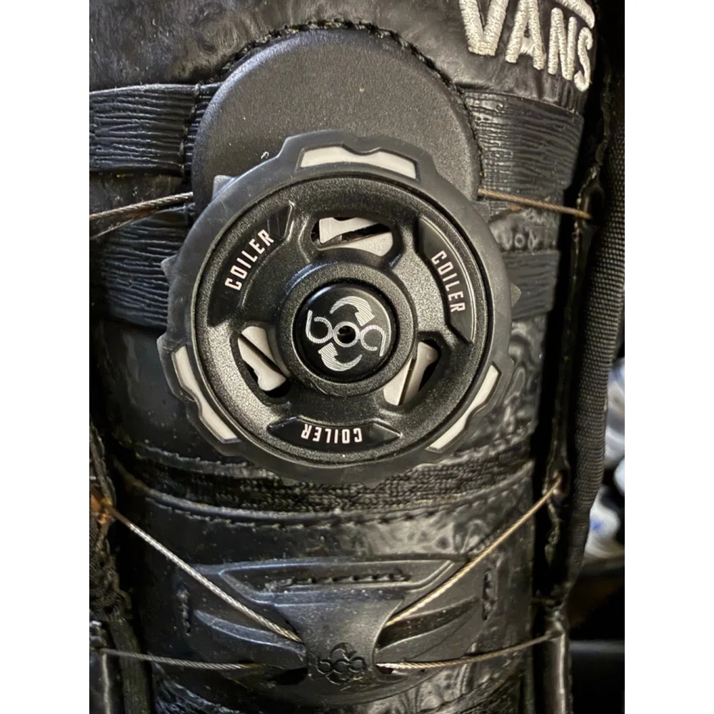 Women's Vans Encore Pro Black Snowboard Boots US 7 with BOA fit system. Faux fur